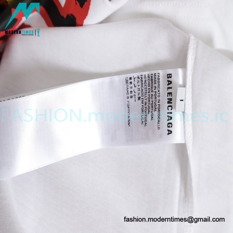 Balenciaga - 23SS Scissor Print Short Sleeve T-shirt Balenciaga - 23SS Scissor Print Short Sleeve T-shirt